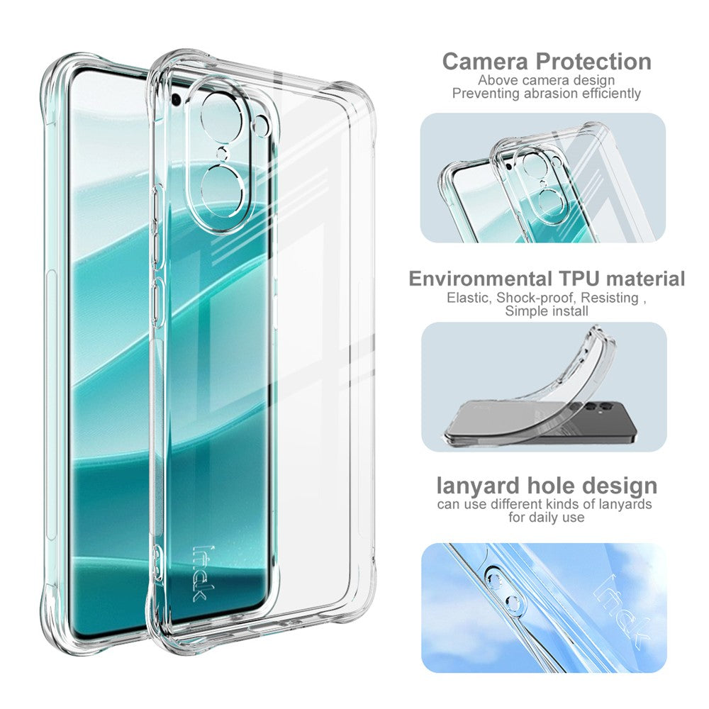 IMAK For OnePlus Nord CE5 5G / Ace 5 Racing 5G Case TPU Phone Cover Airbag Shockproof Protection