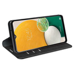 Stødsikkert foldbart mobilcover til Samsung Galaxy A14 5G / 4G, hudvenligt PU-læder, magnetisk, selvabsorberende mobilcover med tegnebogsstativ