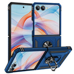 For Samsung Galaxy Z Flip7 5G Case TPU + PC Phone Cover with Ring Kickstand Drop Protection
