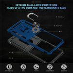 For Samsung Galaxy Z Flip7 5G Case TPU + PC Phone Cover with Ring Kickstand Drop Protection