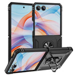 For Samsung Galaxy Z Flip7 5G Case TPU + PC Phone Cover with Ring Kickstand Drop Protection