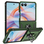 For Samsung Galaxy Z Flip7 5G Case TPU + PC Phone Cover with Ring Kickstand Drop Protection