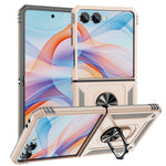 For Samsung Galaxy Z Flip7 5G Case TPU + PC Phone Cover with Ring Kickstand Drop Protection