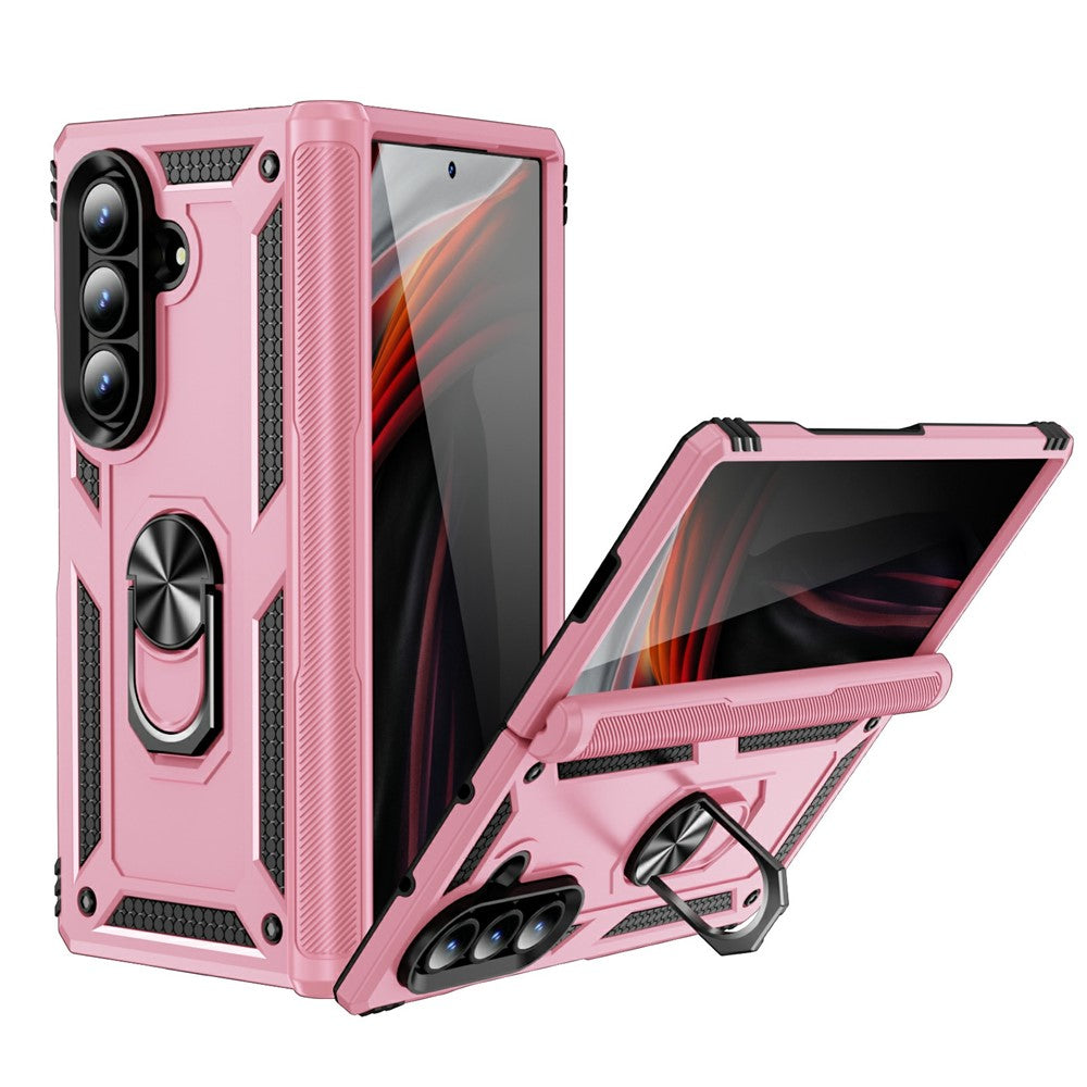 For Samsung Galaxy Z Fold7 5G Case PC + TPU Phone Cover with Kickstand