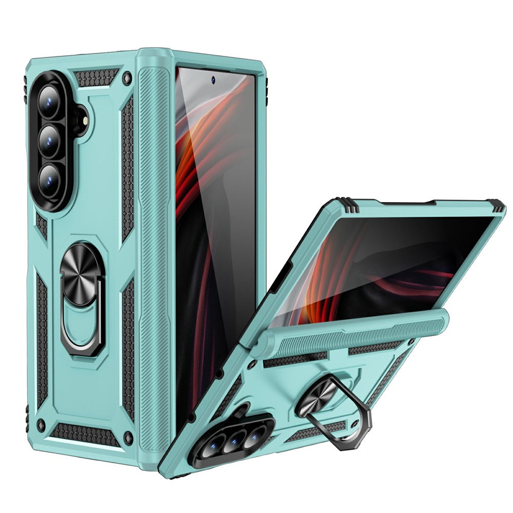 For Samsung Galaxy Z Fold7 5G Case PC + TPU Phone Cover with Kickstand