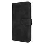 Pung-etui til iPhone SE (2022) / (2020) / 8 / 7 Dobbeltfoldet kant Skin Touch PU-læder flip telefoncover