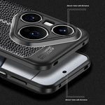 For Huawei Pura 80 Pro / 80 Pro+ Case Litchi Texture TPU Flexible Phone Cover, Black