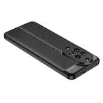 For Huawei nova 14 Ultra 5G Case Litchi Texture TPU Flexible Phone Cover, Black