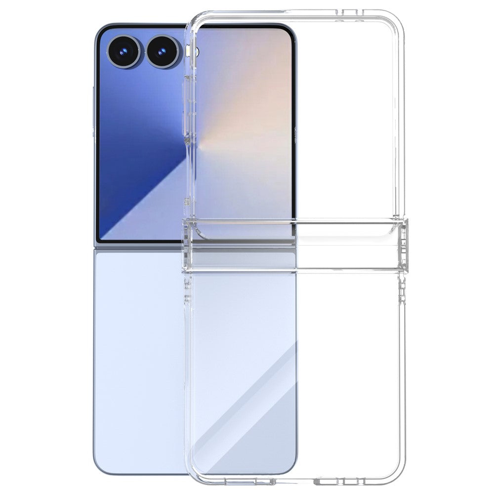 For Samsung Galaxy Z Flip7 5G Case Anti-Drop Transparent Hard PC Phone Cover