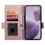 For Oppo Reno14 Pro 5G (Global) Stand Case PU Leather Wallet Phone Cover