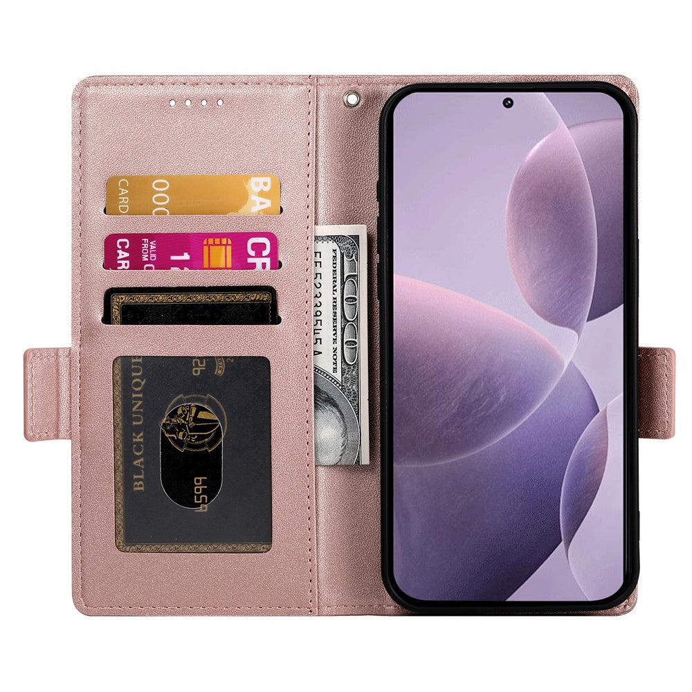 For Oppo Reno14 Pro 5G (Global) Stand Case PU Leather Wallet Phone Cover