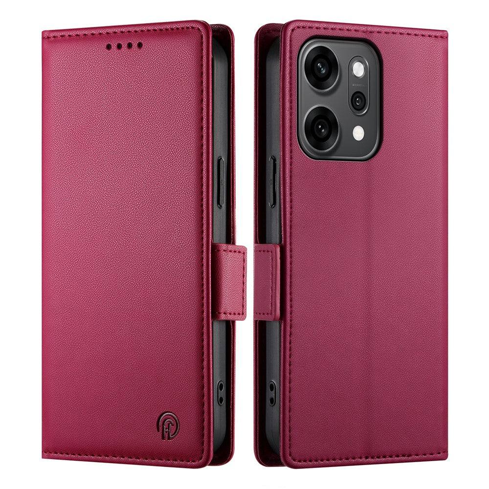For Oppo Reno14 Pro 5G (Global) Stand Case PU Leather Wallet Phone Cover