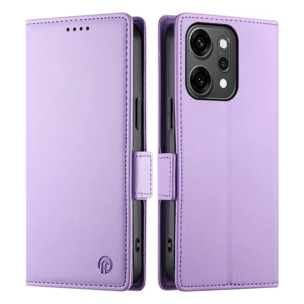 For Oppo Reno14 Pro 5G (Global) Stand Case PU Leather Wallet Phone Cover
