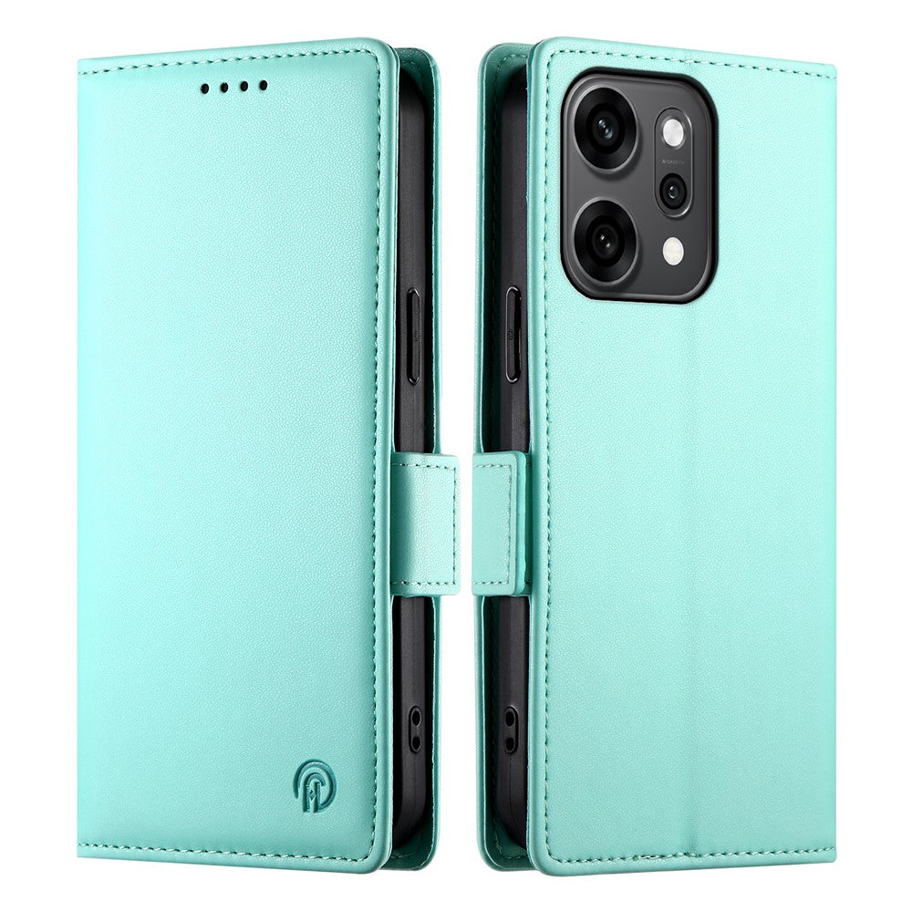 For Oppo Reno14 Pro 5G (Global) Stand Case PU Leather Wallet Phone Cover