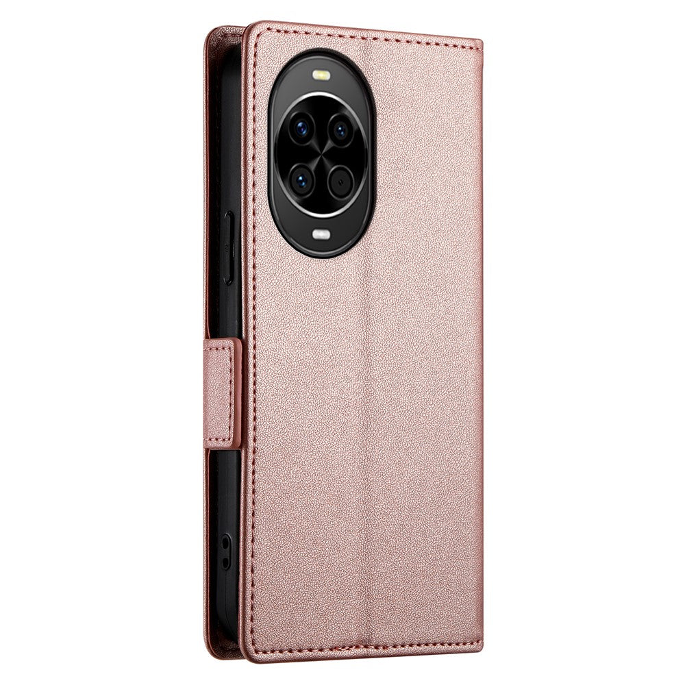 Huawei Nova 14 5G Stativfodral PU-läder Plånboksfodral