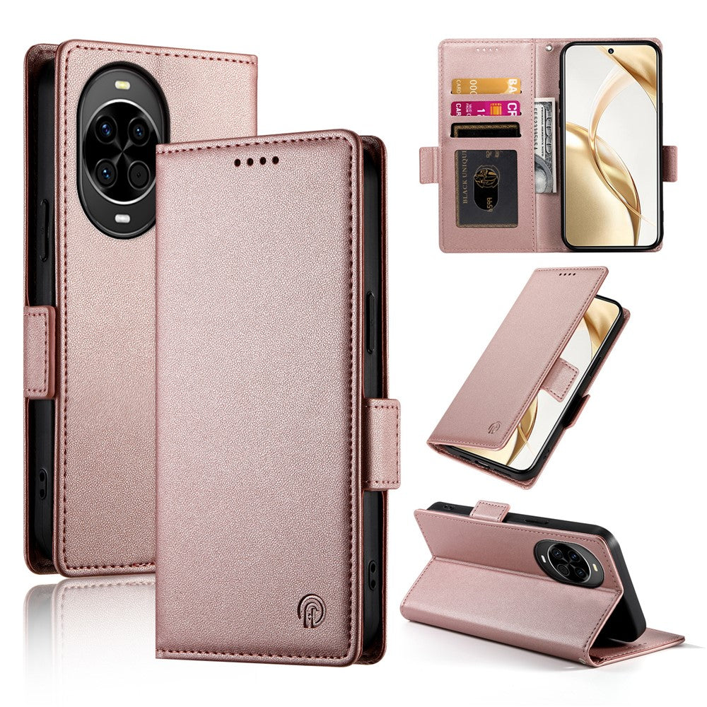 Huawei Nova 14 5G Stativfodral PU-läder Plånboksfodral
