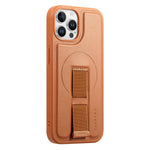 CASENEO For iPhone 12 6.1 inch / iPhone 12 Pro 6.1 inch Magnetic Case  Wristband PU Leather + PC Shockproof Phone Cover