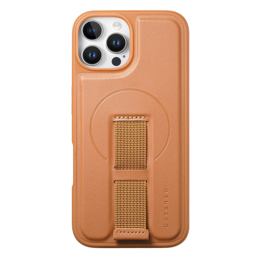 CASENEO For iPhone 12 6.1 inch / iPhone 12 Pro 6.1 inch Magnetic Case  Wristband PU Leather + PC Shockproof Phone Cover