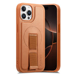 CASENEO For iPhone 12 6.1 inch / iPhone 12 Pro 6.1 inch Magnetic Case  Wristband PU Leather + PC Shockproof Phone Cover