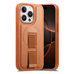 CASENEO For iPhone 14 Pro Magnetic Case  Wristband PU Leather + PC Shockproof Phone Cover
