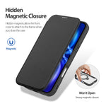 DUX DUCIS For iPhone 17 Pro Max Leather Case  Skin X Pro Series Rotary Kickstand Cover Compatible with MagSafe