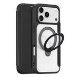 DUX DUCIS Til iPhone 17 Pro Lædercover Skin X Pro Series Rotationsfod Cover Kompatibel med MagSafe