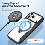 DUX DUCIS Til iPhone 17 Pro Lædercover Skin X Pro Series Rotationsfod Cover Kompatibel med MagSafe