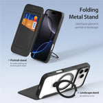 DUX DUCIS Til iPhone 17 Pro Lædercover Skin X Pro Series Rotationsfod Cover Kompatibel med MagSafe