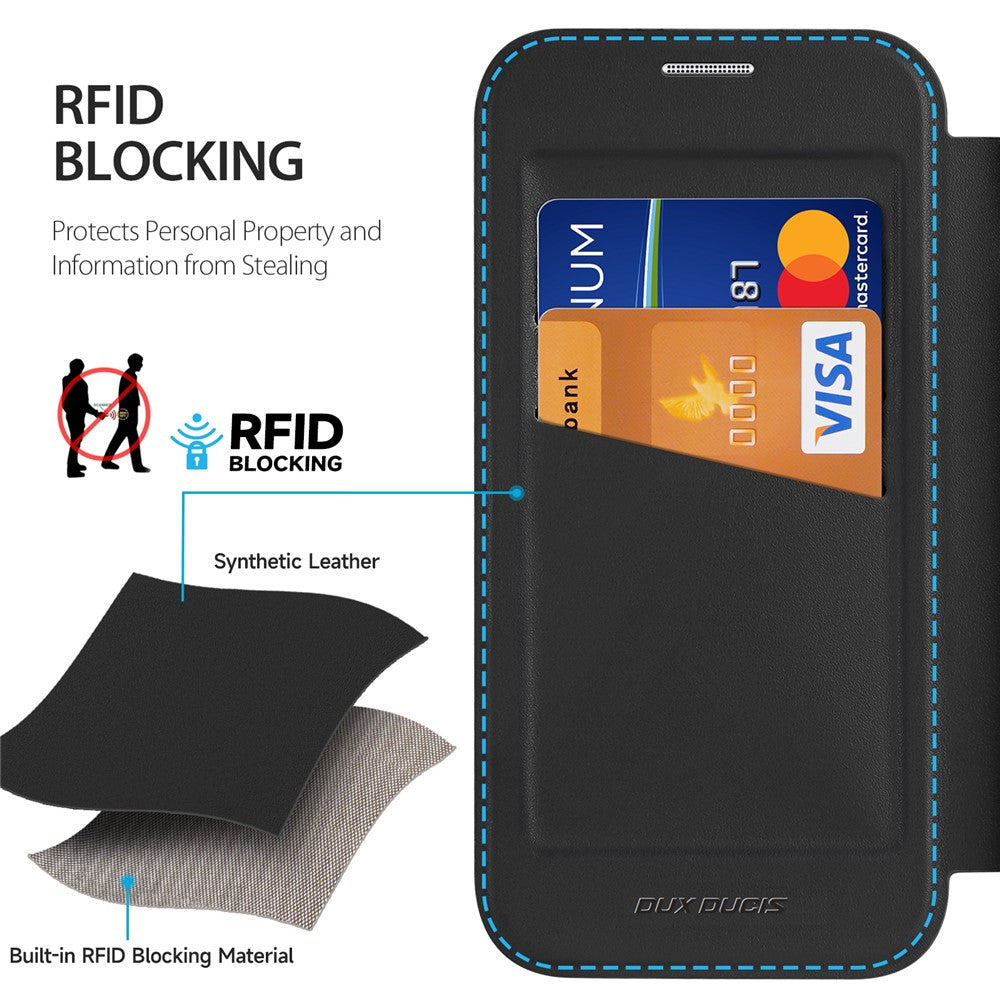 DUX DUCIS For iPhone 17 Leather Case  Skin X Pro Series Rotary Kickstand Cover Compatible with MagSafe