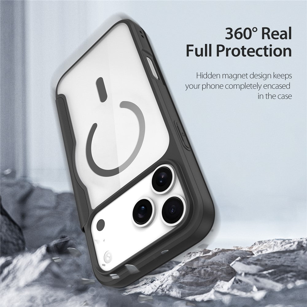 DUX DUCIS For iPhone 17 Pro Max Leather Case  Skin X Pro Series Flip Cover Compatible with MagSafe