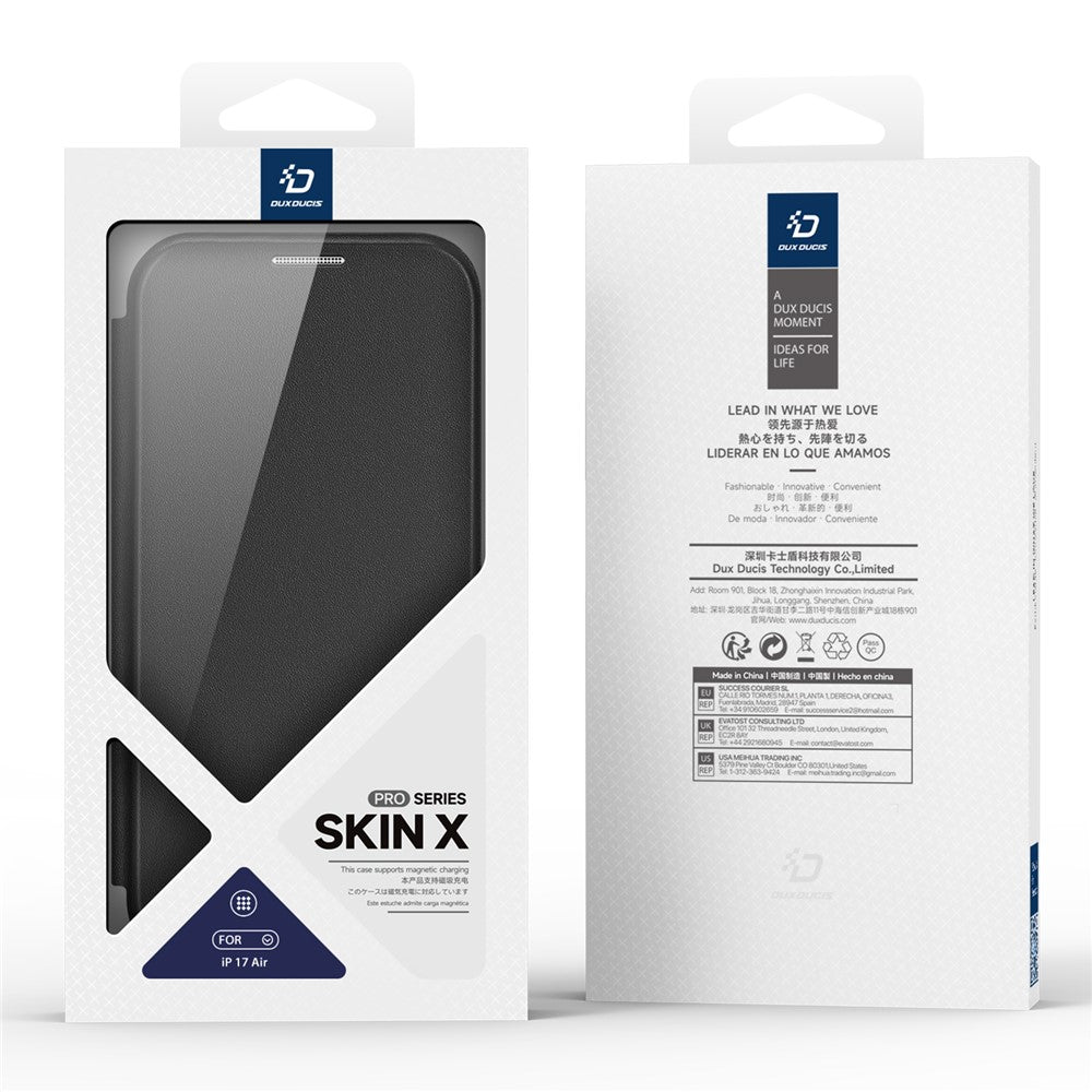 DUX DUCIS For iPhone Air Leather Case  Skin X Pro Series Flip Cover Compatible with MagSafe