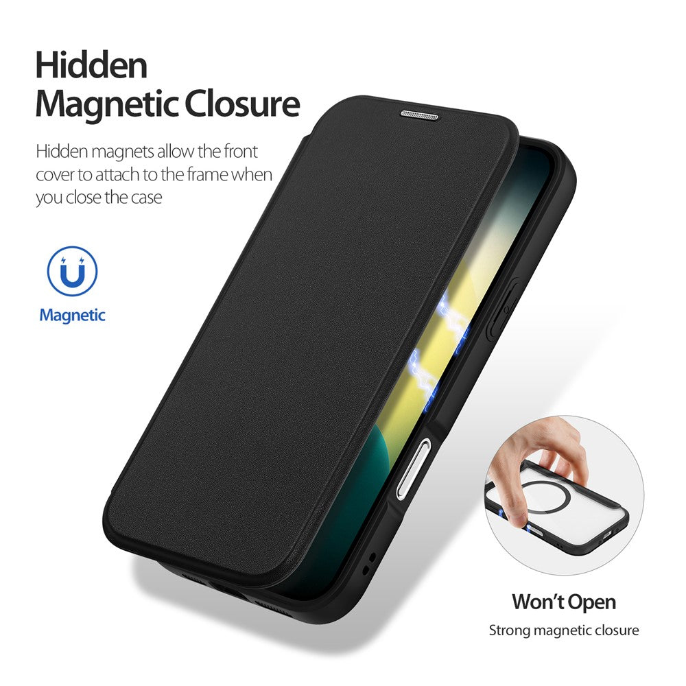 DUX DUCIS For iPhone Air Leather Case  Skin X Pro Series Flip Cover Compatible with MagSafe