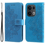Oppo Reno14 Pro 5G (Kina) / Oppo Reno13 Pro 5G / Oppo Reno14 Pro 5G (Global) fodral blommönster PU-läder plånboksfodral