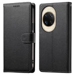 For Huawei nova 14 Ultra 5G Case Magnetic Snap Litchi Texture Leather Wallet Phone Cover with Wrist Strap
