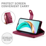 For Huawei nova 14 Pro 5G Case Zipper Pocket Wallet Leather Phone Cover with Straps