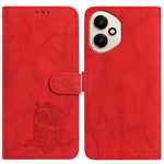 For Honor 400 5G (Global) Case Owl Imprinted PU Leather Wallet Phone Cover with Wrist Strap