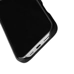 MELKCO For iPhone 16 Pro Max Magnetic Case Genuine Cow Leather PC Phone Back Cover