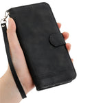 DIERFENG DF-03 For Huawei nova 14 5G Case Lines Imprint Wallet Leather Phone Cover with Wrist Strap