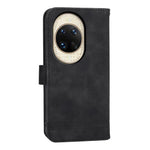 DIERFENG DF-03 For Huawei nova 14 Ultra 5G Case Lines Imprint Wallet Leather Phone Cover with Wrist Strap
