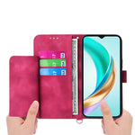 For Huawei nova 14 Ultra 5G Case Flower Pattern PU Leather Wallet Phone Cover with Strap