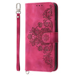 For Huawei nova 14 Ultra 5G Case Flower Pattern PU Leather Wallet Phone Cover with Strap