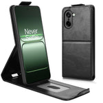 OnePlus Nord CE5 5G / Ace 5 Racing 5G Stativskal Magnetiskt Spänne Vertikalt Flip Lädermobilskal med Korthållare
