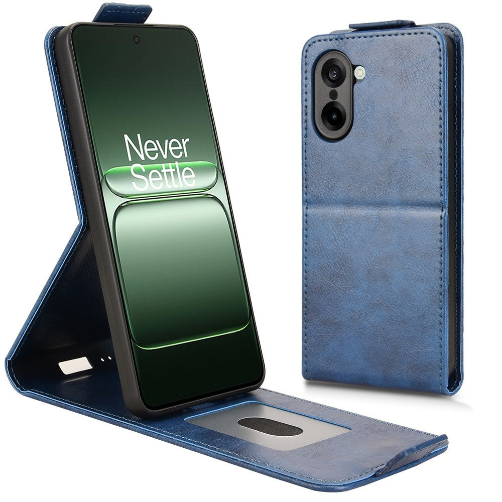 OnePlus Nord CE5 5G / Ace 5 Racing 5G Stativskal Magnetiskt Spänne Vertikalt Flip Lädermobilskal med Korthållare