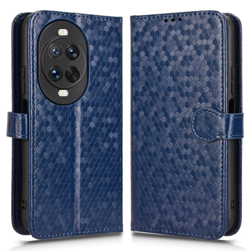 Huawei Nova 14 Pro 5G Plånboksfodral Prickmönster Avtryck PU-läder mobilskal med Handledsrem