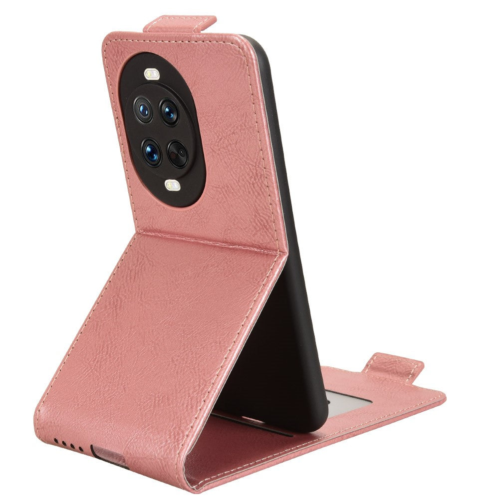 For Huawei nova 14 Pro 5G Stand Case Magnetic Clasp Vertical Flip Leather Phone Cover with Card Holder