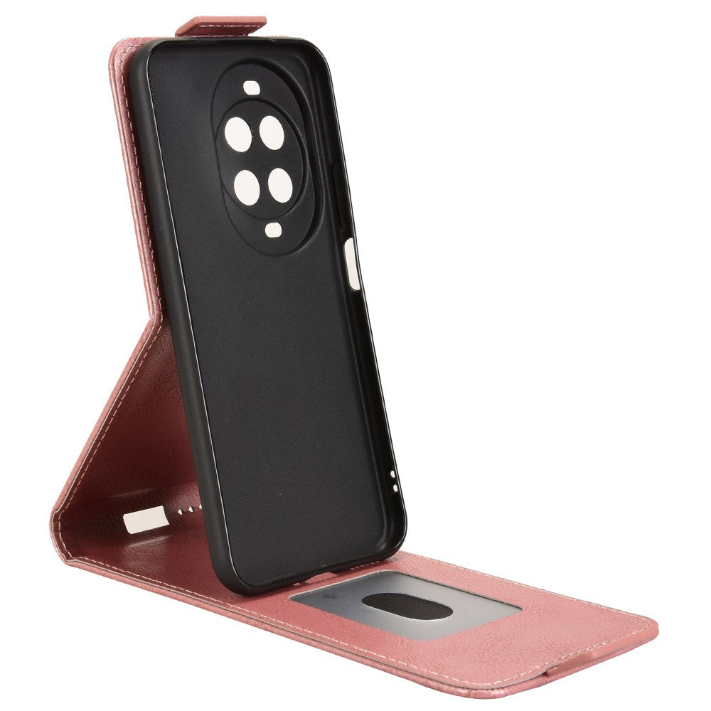 For Huawei nova 14 Pro 5G Stand Case Magnetic Clasp Vertical Flip Leather Phone Cover with Card Holder