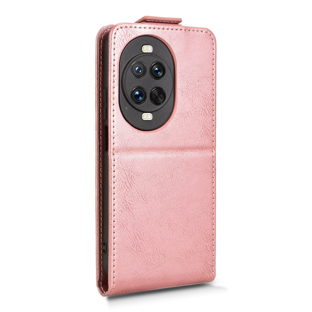 For Huawei nova 14 Pro 5G Stand Case Magnetic Clasp Vertical Flip Leather Phone Cover with Card Holder