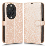 Huawei Nova 14 5G Plånboksfodral Prickmönster Avtryck PU-läder mobilfodral med Handledsrem