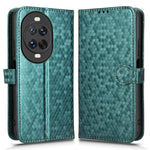 Huawei Nova 14 5G Plånboksfodral Prickmönster Avtryck PU-läder mobilfodral med Handledsrem