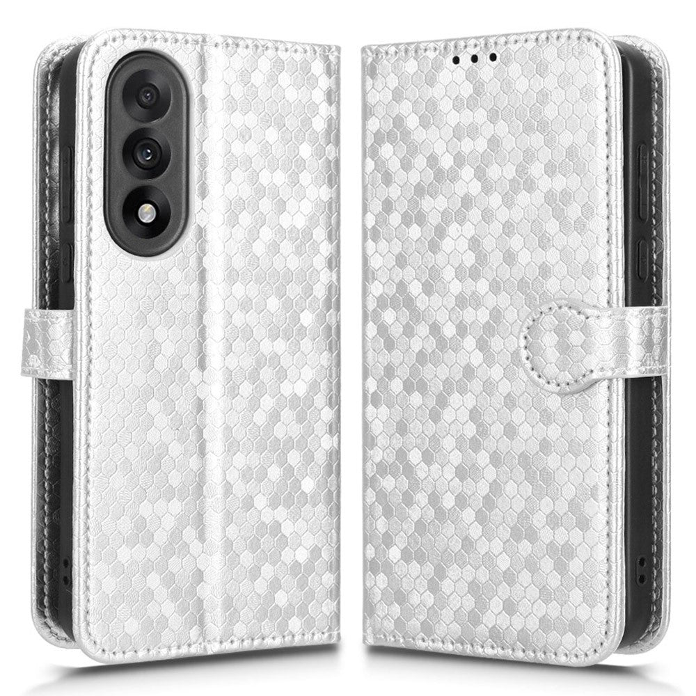 OnePlus Nord 5 5G / Ace 5 Ultra 5G Plånboksfodral i PU-läder med prickmönster och handledsrem